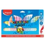 MAPED JUNGLE PACK OF 24 FELT TIP PENS 845422