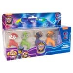 P.M.I, PAW PATROL: THE MIGHTY MOVIE - PUZZLE ERASERS 5 PACK FIGURES 5CM-RANDOM