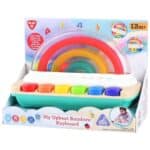 PLAYGO MY UPBEAT RAINBOW KEYBOARD B/O 1354