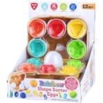 PLAYGO SHAPE SORTER EGGS RAINBOW SET 1732