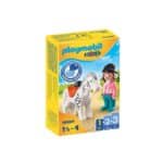 PLAYMOBIL 70404 1.2.3 - RIDER WITH HORSE