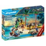PLAYMOBIL 70962 PIRATE - Pirate Treasure Island with Rowboat