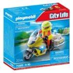 PLAYMOBIL 71205 CITY LIFE - Rescue Motorcycle with Flashing Light