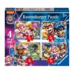 RAVENSBURGER 4 IN BOX PUZZLE PAW PATROL MIGHTY 031696