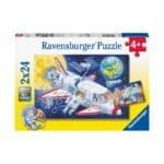 RAVENSBURGER 2X24 PIECES PUZZLE SPACE 05665
