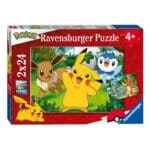 RAVENSBURGER 2X24 PIECES PUZZLE POKEMON 05668