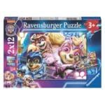 RAVENSBURGER 2X12 PIECES PUZZLE PAW PATROL MIGHTY 05721