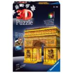 RAVENSBURGER 3D PUZZLE NIGHT EDITION 216 PCS ARCH OF TRIUMPH 12522