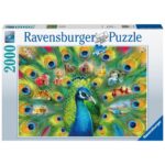 RAVENSBURGER PUZZLE 2000 PCS PEACOCK 16567
