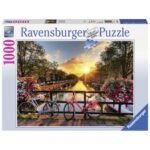 RAVENSBURGER PUZZLE 1000 PCS BICYCLES IN AMSTERDAM