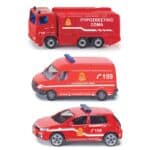 SIKU HELLENIC FIRE BRIGADE VEHICLES SET OF 3 PCS. SIGR1818