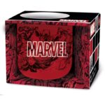 STOR DISNEY: MARVEL PATTERN BREAKFAST MUG IN GIFT BOX 400ML 75434
