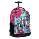 HALLMARK TROLLEY BACKPACK LOVE ZEBRA 333-34074