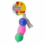 SUMMERTIME BEACHBALL BALLS 3PCS IN NET