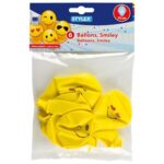 STYLEX BALLOONS SMILEY 6 PCS
