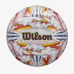 WILSON GRAFFITI PEACE VOLLEYBALL WHITE/ORANGE V4006901XBOF
