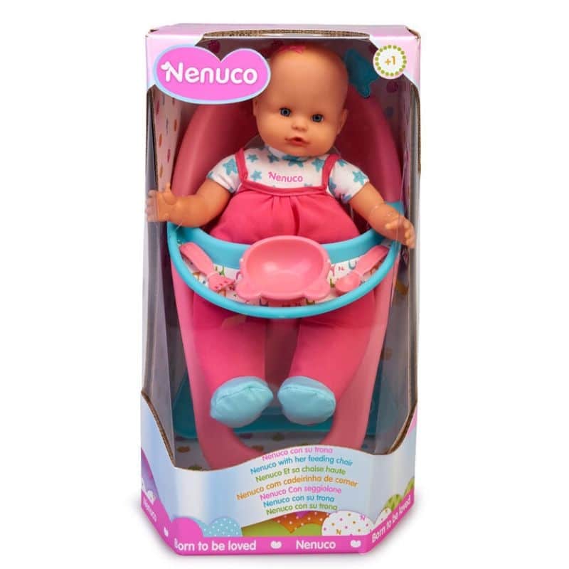 NENUCO BABY DOLL WITH DINING CHAIR NFN94000 Mavros Larnaca