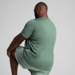 PUMA TAD ESSENTIALS HEATHER CAT TEE MEN 525920 - Image 3