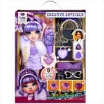 RAINBOW HIGH CREATIVE CRYSTALS FASHION DOLL- VIOLET - PURPLE 121404EUC