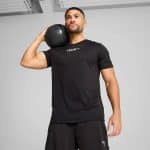 PUMA GRAPHICS TRAINING VERTICAL LOGO TEE MEN 526569 - Image 3