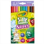 CRAYOLA SILLY SCENTS 10 THICK WASHABLE MARKER 58-5071-E-00
