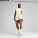 PUMA ESS ELEVATED HIGH RISE RIB SHORTS 5 WOMEN 685026 - Image 4