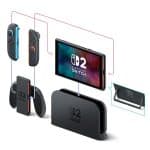 NINTENDO SWITCH 2 CONSOLE LIGHT BLUE/ LIGHT RED JOYCON G/R - Image 8