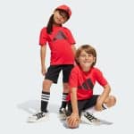 ADIDAS BIG LOGO TEE SET KIDS JC9723 - Image 6