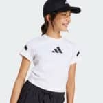 ADIDAS Z.N.E FITTED CROP TEE KIDS JD1317 - Image 2