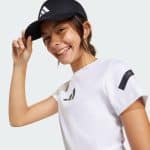 ADIDAS Z.N.E FITTED CROP TEE KIDS JD1317 - Image 3