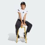 ADIDAS Z.N.E FITTED CROP TEE KIDS JD1317 - Image 4