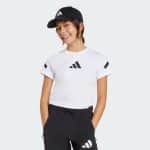 ADIDAS Z.N.E FITTED CROP TEE KIDS JD1317 - Image 5