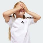 ADIDAS LITTLE KIDS 3-STRIPES TEE AND SHORTS SET JE1401 - Image 4