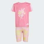ADIDAS TRAIN ESSENTIALS FLOWER PRINT SET KIDS JI6112