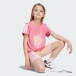 ADIDAS TRAIN ESSENTIALS FLOWER PRINT SET KIDS JI6112 - Image 5