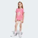 ADIDAS TRAIN ESSENTIALS FLOWER PRINT SET KIDS JI6112 - Image 6