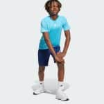ADIDAS TR-ES 3-STRIPES TEE AND SHORTS SET JJ1031 - Image 6
