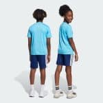 ADIDAS TR-ES 3-STRIPES TEE AND SHORTS SET JJ1031 - Image 8