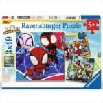 RAVENSBURGER 3X49 PIECES PUZZLE SPIDEY  FRIENDS 05730