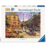 RAVENSBURGER PUZZLE - 500 PCS A WALK IN PARIS 12000198