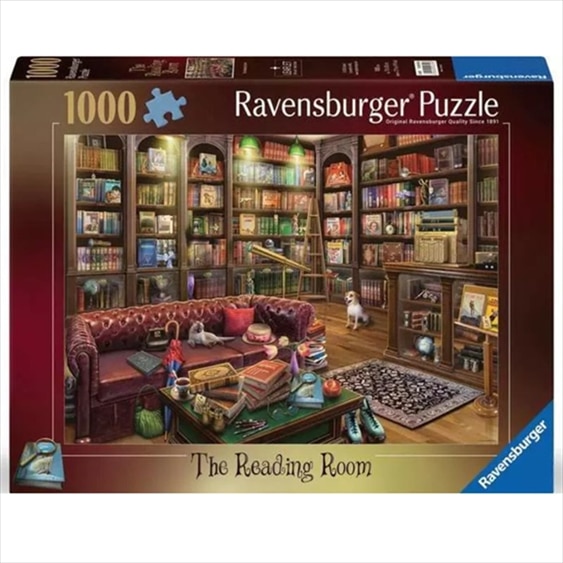 RAVENSBURGER PUZZLE - 1000 PCS THE READING ROOM 12000329