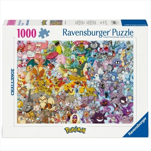 RAVENBURGER PUZZLE 1000 PCS - POKEMON CHALLENGE 12000460