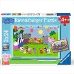 RAVENSBURGER 2X24 PCS PUZZLE PEPPA PIG 12004018