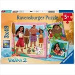 RAVENSBURGER 3X49 PCS PUZZLE VAIANA 2 12004102