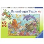 RAVENSBURGER PUZZLE 35PCS FRAME OCEAN FRIENDS 12004156
