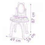SMOBY GABBYS DOLLHOUSE 2IN1 DRESSING TABLE 7600320254 - Image 6