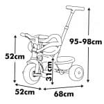 SMOBY BE MOVE COMFORT TRICYCLE BEIGE 7600740418 - Image 5