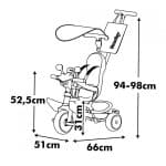 SMOBY BABY DRIVER TRICYCLE GREY 7600741503 - Image 6