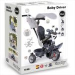 SMOBY BABY DRIVER TRICYCLE GREY 7600741503 - Image 7