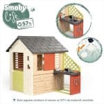 SMOBY LIFE NATURE PLAYHOUSE + KITCHEN 7600810739 - Image 2